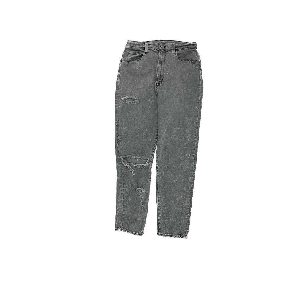 BDG Mom Jeans Women 30 Gray High Rise Distressed Denim Urban Outfitters